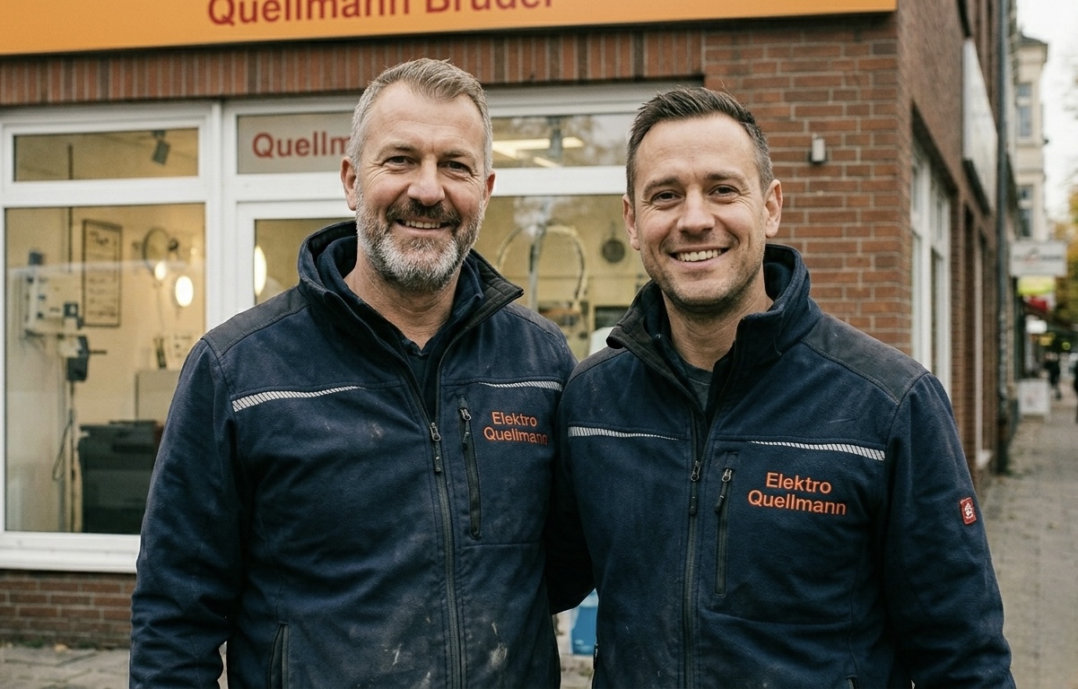 Thomas und Markus Quellmann – Elektrikermeister-Brüder aus dem Familien-Meisterbetrieb